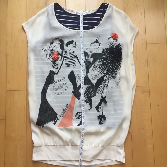 Two-Piece Short - Sleeve Top - Picture 7 of 14